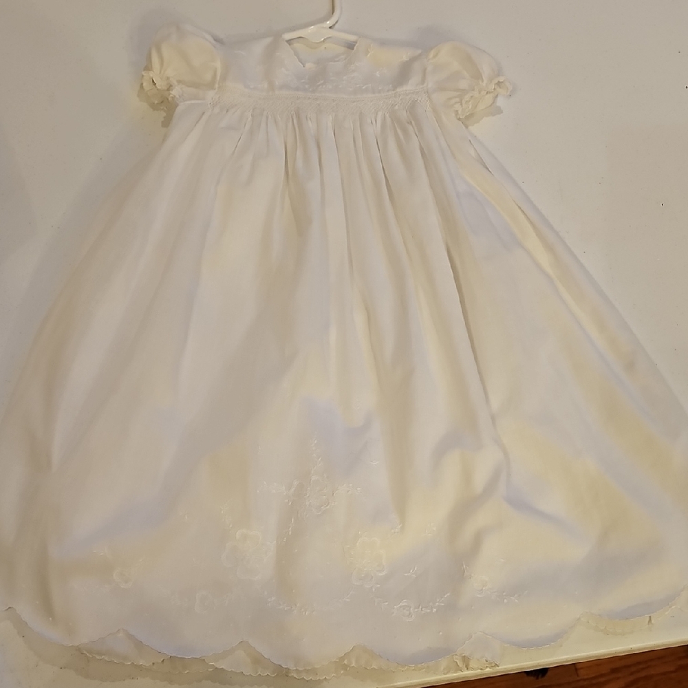 Vintage White Formal Kids Dress